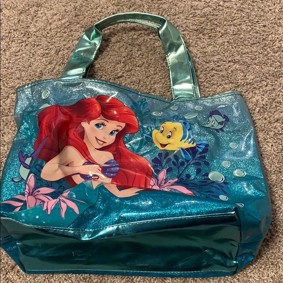 EUC Ariel the little mermaid coverup & beach bag - Picture 2 of 6
